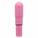 Glossy Deep Rose Pocket Vibrator - Compact Water-Resistant Model ABS