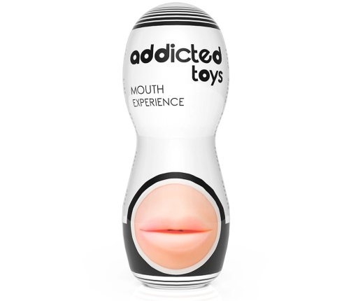Addicted Toys Mouth-Shaped Intimate Machine TPR Transparent Compact