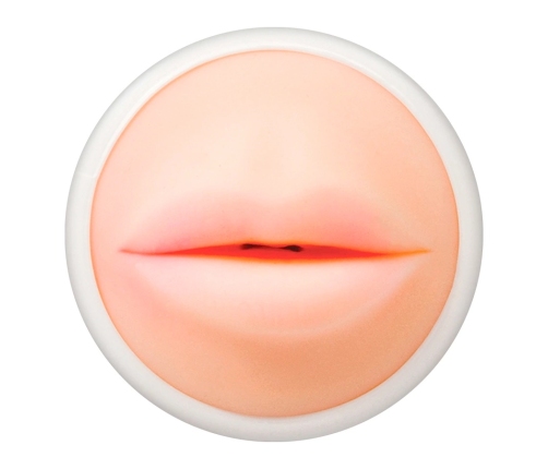 Addicted Toys Mouth-Shaped Intimate Machine TPR Transparent Compact