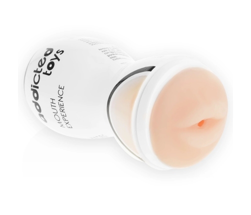 Addicted Toys Mouth-Shaped Intimate Machine TPR Transparent Compact