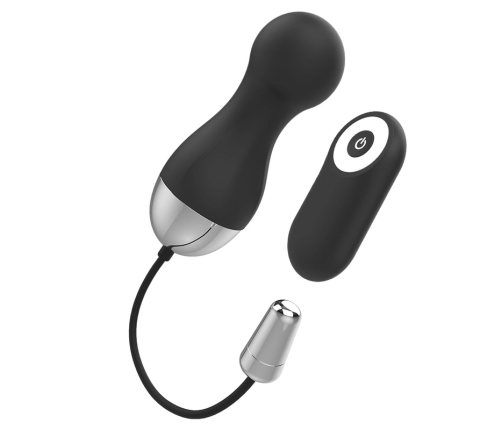 Brilly Glam Ian Remote Control Intimate Device Black/Silver 19cm USB