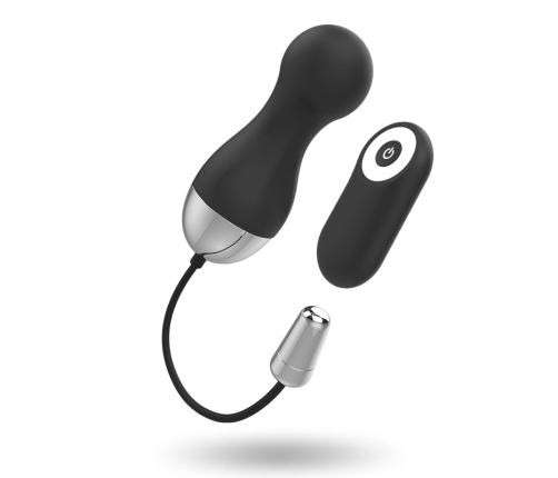 Brilly Glam Ian Remote Control Intimate Device Black/Silver 19cm USB