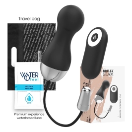 Brilly Glam Ian Remote Control Intimate Device Black/Silver 19cm USB