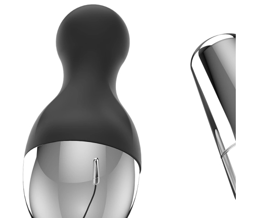 Brilly Glam Ian Remote Control Intimate Device Black/Silver 19cm USB