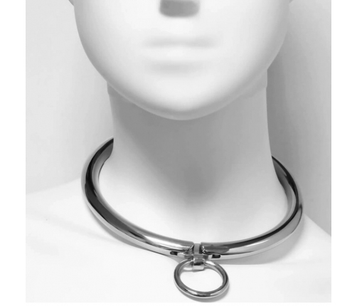 Metal Hard Stainless Steel Collar with Combination Lock 13.5 cm