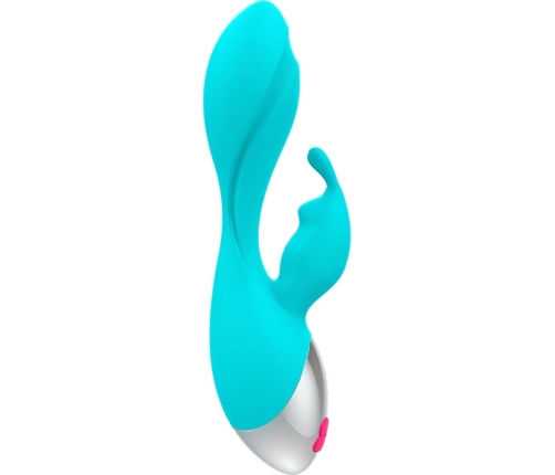 HAPPY LOKY Miki Rabbit Turquoise Dual-Motor Intimate System 19.5cm