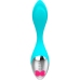 HAPPY LOKY Mini Fun Vibrator Turquoise USB Rechargeable Waterproof 19.5cm