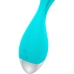 HAPPY LOKY Mini Fun Vibrator Turquoise USB Rechargeable Waterproof 19.5cm