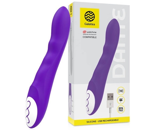 Galatea Dante Lilac Intimate Massager with WATCHME Wireless Compatibility