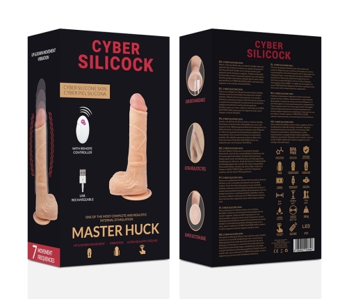 CYBER SILICOCK - REALÍSTICO CONTROL REMOTO MASTER HUCK 20.9 CM -O- 4 CM