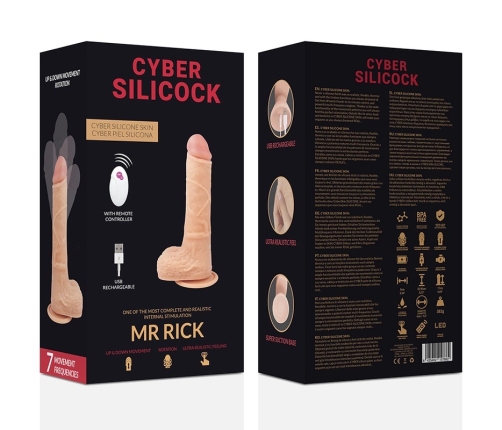 Cyber Silicock Mr Rick 20.9 cm Remote-Control Model, Soft Silicone Surface