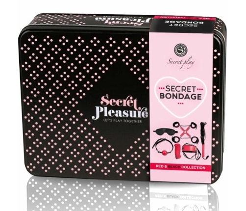 SECRETPLAY - BDSM SET 6 PIEZAS RED COLLECTION