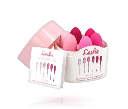 LESLIE - KEGEL FIT ENTREGADOR SUELO PELVICO 6 PESOS