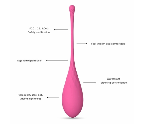 LESLIE - KEGEL FIT ENTREGADOR SUELO PELVICO 6 PESOS