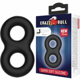 Crazy Bull Double Medical Silicone Support Ring - Extra Flexible 8.5 cm
