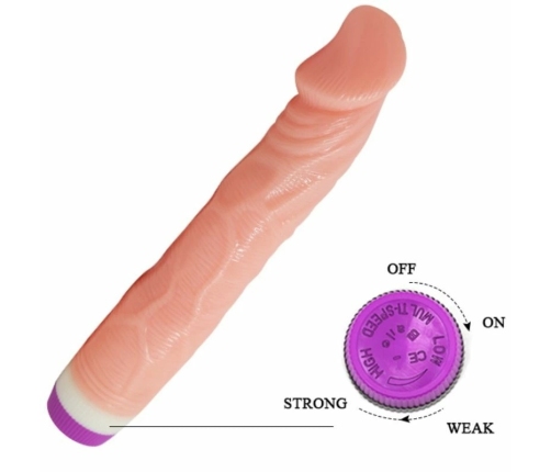 Baile Natural Series Vibrating Intimate Machine 22cm Flesh Multispeed