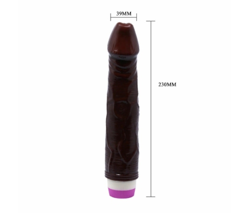 Baile Waves of Pleasure Multi-Speed Intimate Device 23cm Brown PVC