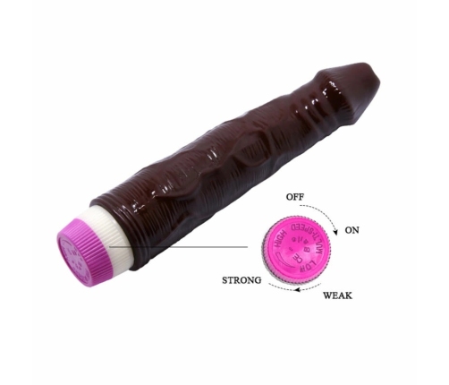 Baile Waves of Pleasure Multi-Speed Intimate Device 23cm Brown PVC