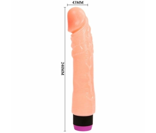 Baile Natural Flexible 24 cm Intimate Device with Multispeed System