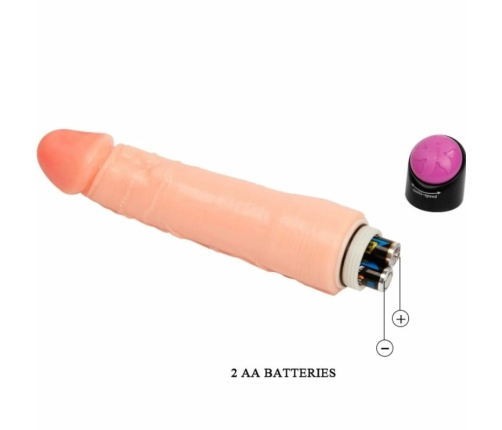 Baile Flexible Multi-Speed Intimate Device 25 cm PVC Black