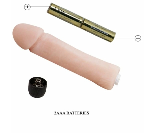 Baile Love Companion Vibrating Intimate Device 25cm Skin Tone TPR