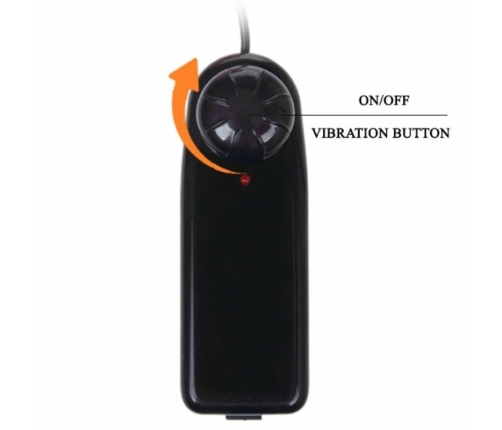 Baile The Big Realistic 26cm Intimate Machine with Remote Vibration, TPR