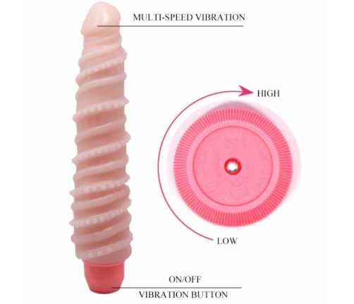 Baile Flexi Vibe Spiral Flexible Model 19.5 cm Multi-Speed Vibrator
