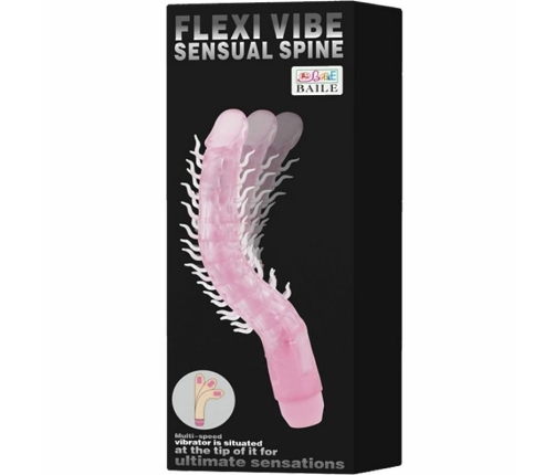 Baile Flexi Vibe Sensual Spine Bendable Vibrator Lilac 23.5 cm