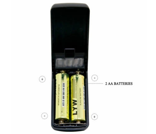 Baile Vibrating Rotating Intimate Machine 20cm with Remote & Suction Cup