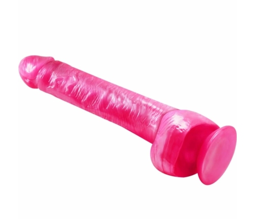Baile Realistic Pink Model with Suction Cup - Soft PVC, 18 cm