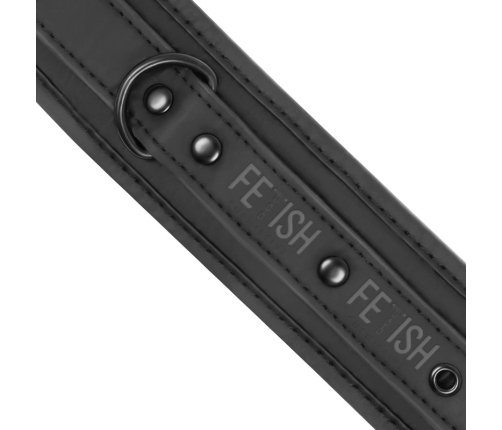 Fetish Submissive Neoprene-Lined Adjustable Restraint System Black