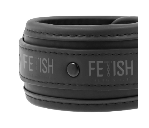 Fetish Submissive Neoprene-Lined Adjustable Restraint System Black