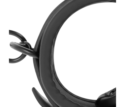 Fetish Submissive Neoprene-Lined Adjustable Restraint System Black