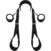 Fetish Submissive Neoprene-Lined Adjustable Restraint System Black