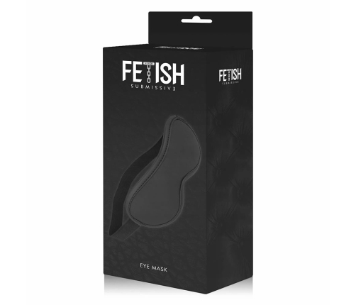 Fetish Submissive Vegan Leather Mask II with Neoprene Lining Adjustable