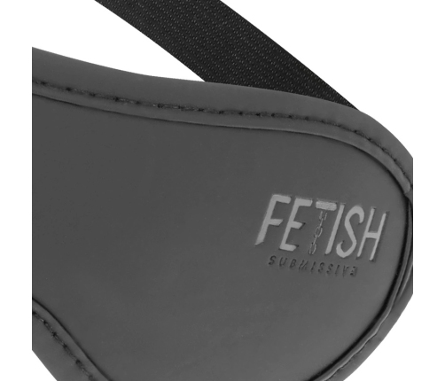 Fetish Submissive Vegan Leather Mask II with Neoprene Lining Adjustable