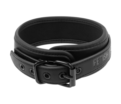 Fetish Submissive Neoprene Collar with Nickel-Free Chain & Leash