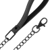 Fetish Submissive Neoprene Collar with Nickel-Free Chain & Leash