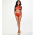 Me-Seduce Mona Set High Waist Red XXL/XXXL - Elegant Lingerie Ensemble