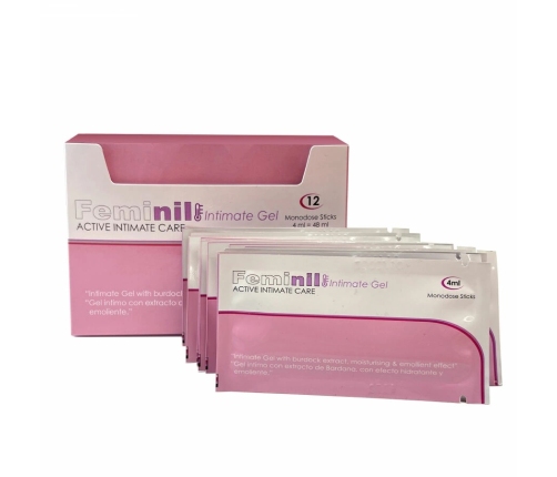 500 Cosmetics Feminilplus Lube Water-Based Intimate Gel Warming 10x5ml