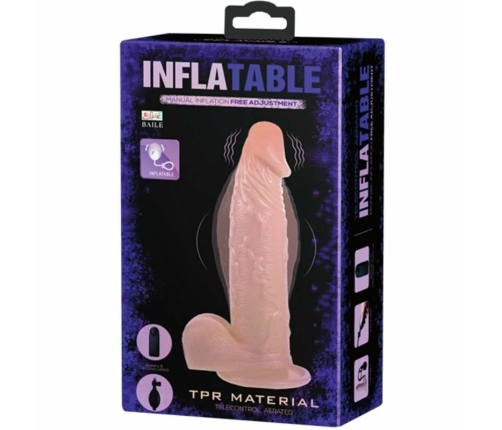 BAILE - DILDO REALÍSTICO VIBRADOR E INFLABLE