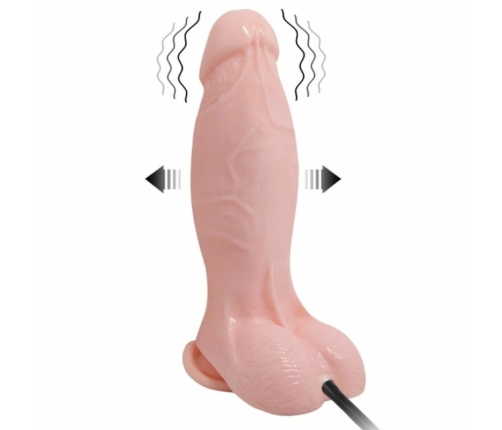 BAILE - DILDO REALÍSTICO VIBRADOR E INFLABLE 18.8 CM