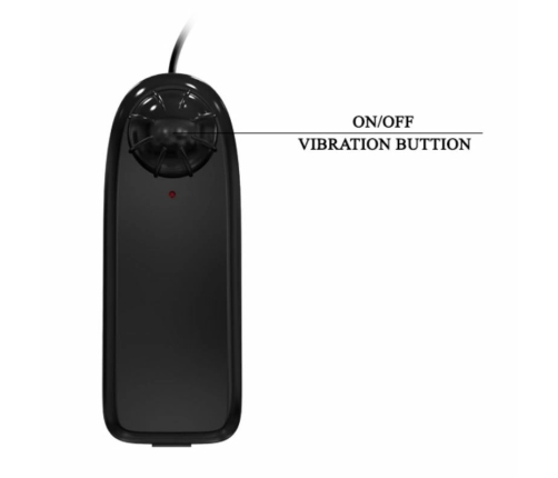 Baile Ultra-Realistic Vibrating Model with Remote, PVC, Suction Cup, 22 cm