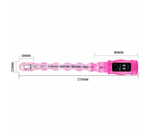 Baile Distortion Triple Pink Flexible Multi-Speed Intimate Device