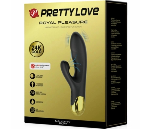 Pretty Love Smart Naughty Play - Silicone Intimate Device, 7 Modes, USB