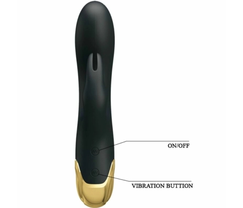 Pretty Love Smart Double Vibrator - Medical Silicone, USB, IPX7 Waterproof