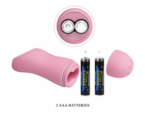 Baile Romantic Wave Adjustable Vibrating Clamps with Electro Impulse, Black