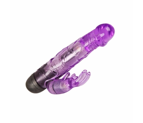 Baile Give You Lover Violet Dual-Action Vibrator, 10 Modes, TPR