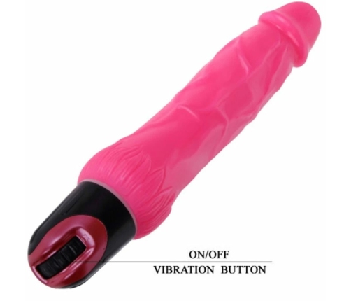 Baile Daaply Pleasure Multispeed Vibrating Device Pink TPR 20cm