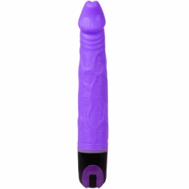 Baile Multi-Speed Vibrator 21.5 cm Purple TPR Textured Model
